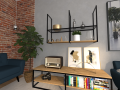 Półka industrialna metalowa z siatką cięto ciągnioną sufitowa ścienna siatka loft producent poznań